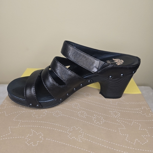 Dansko Nigella Brush Off Mule Sandals Graphite Size 9 (EU 39) - Picture 11 of 13